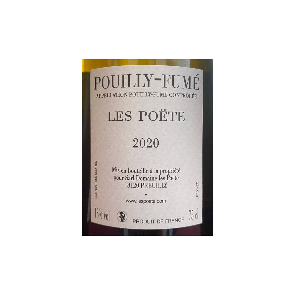 Domaine Les Poëte Pouilly-Fumé (sauvignon) dry white 2020
