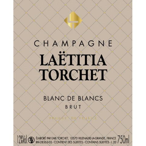 Champagne Laëtitia Torchet Blanc de Blancs Brut bouteille 2