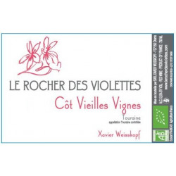 Le Rocher des Violettes Touraine "côt vieilles vignes" rouge 2020 2