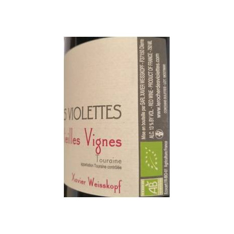 Le Rocher des Violettes Touraine "cot vieilles vignes" red 2020