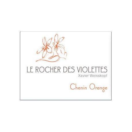 Le Rocher des Violettes "chenin orange" 2021 etiquette