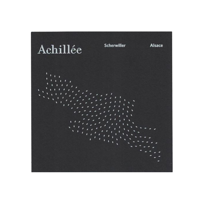 Domaine Achillée Alsace Riesling "Scherwiller" blanc sec 2020 etiquette Domaine Achillée Alsace Riesling "Scherwiller" blanc sec 2020 etiquette