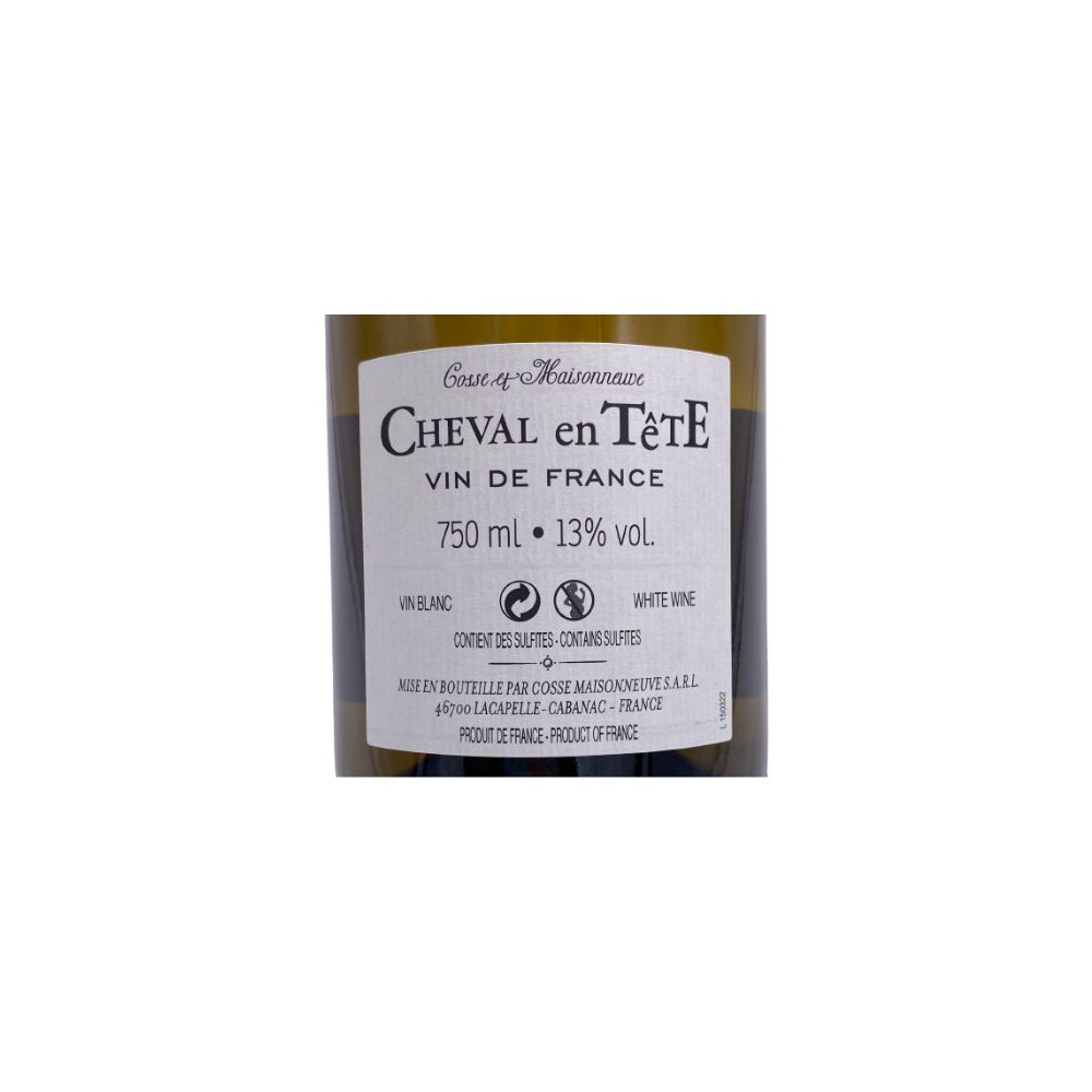 Domaine Cosse-Maisonneuve Cahors "Cheval en tête" dry white 2021