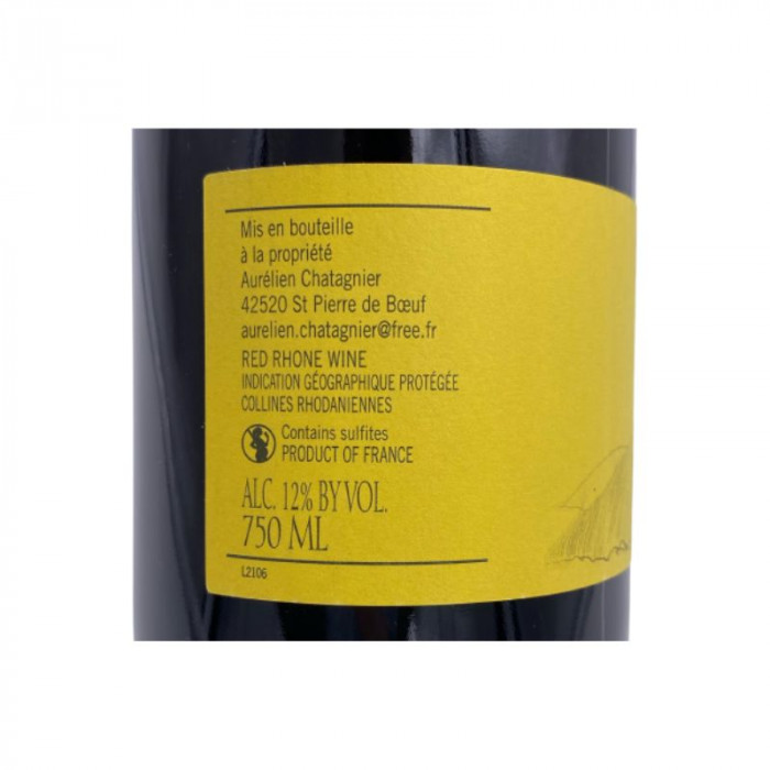 Domaine Chatagnier IGP "Le Guilleret" rouge 2021 étiquette