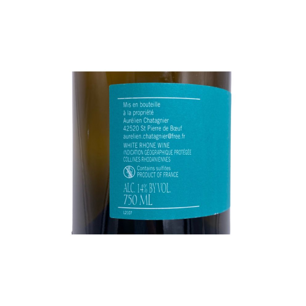 Domaine Aurélien Chatagnier Viognier blanc sec 2021 étiquette