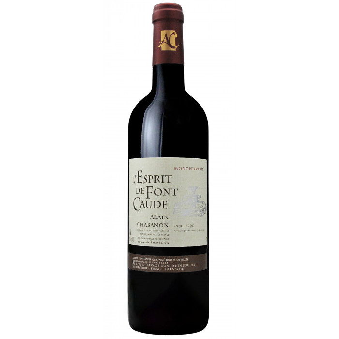 Domaine Alain Chabanon "Esprit de Font-Caude" rouge 2017 bouteille Domaine Alain Chabanon "Esprit de Font-Caude" rouge 2017 bouteille