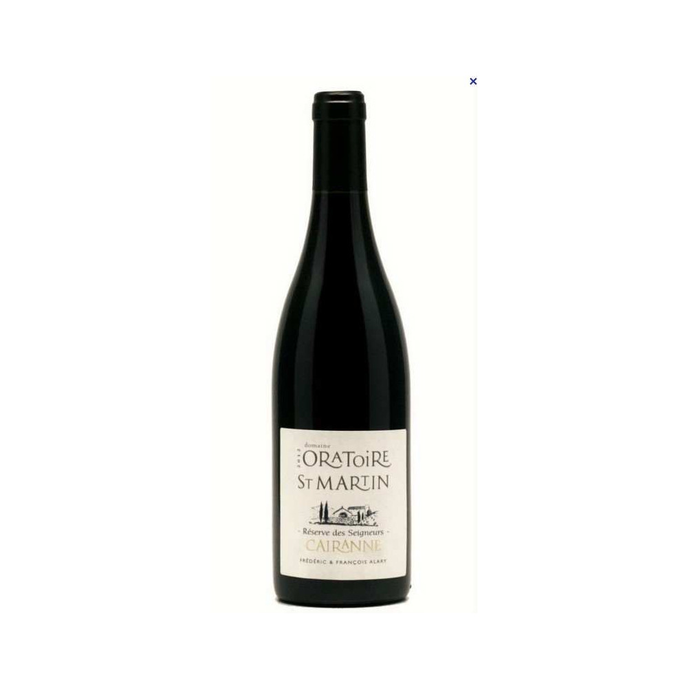 Domaine de l'Oratoire Saint-Martin Cairanne "Réserve des Seigneurs" rouge 2020 bouteille Domaine de l'Oratoire Saint-Martin Cairanne "Réserve des Seigneurs" rouge 2020 bouteille