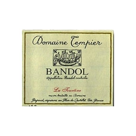 Domaine Tempier "La Tourtine" Bandol rouge 2020 etiquette