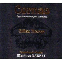 Domaine du Coulet Matthieu Barret Cornas "Billes Noires" 2018 etiquette