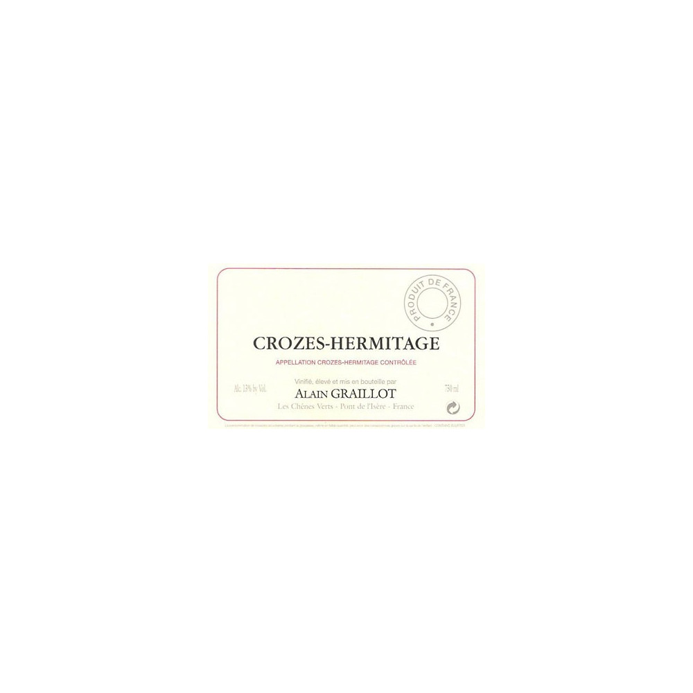 Domaine Graillot Crozes-Hermitage rouge 2020