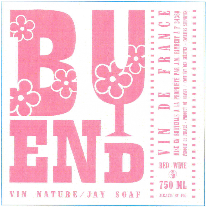 Domaine-Rimbert -Vin-Nature-rouge-2021 etiquette Domaine-Rimbert -Vin-Nature-rouge-2021 etiquette