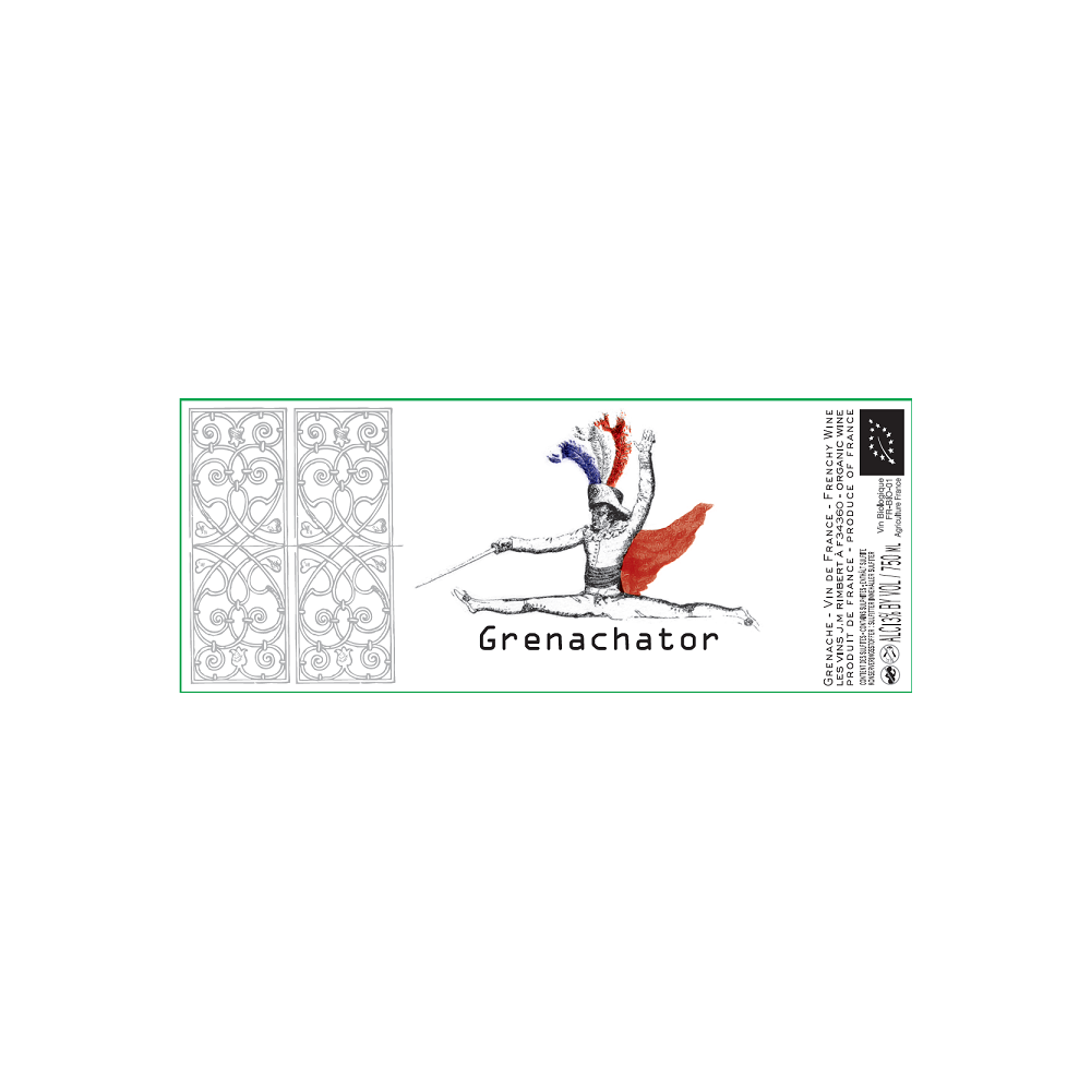 Domaine-Rimbert-Grenachator-2019 etiquette Domaine-Rimbert-Grenachator-2019 etiquette