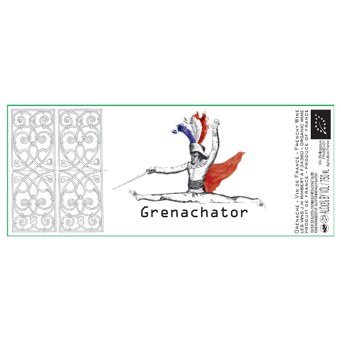Domaine-Rimbert-Grenachator-2019 etiquette Domaine-Rimbert-Grenachator-2019 etiquette