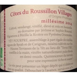 Domaine Rouaud "Têt Pourpre" rouge 2016 bouteille 2