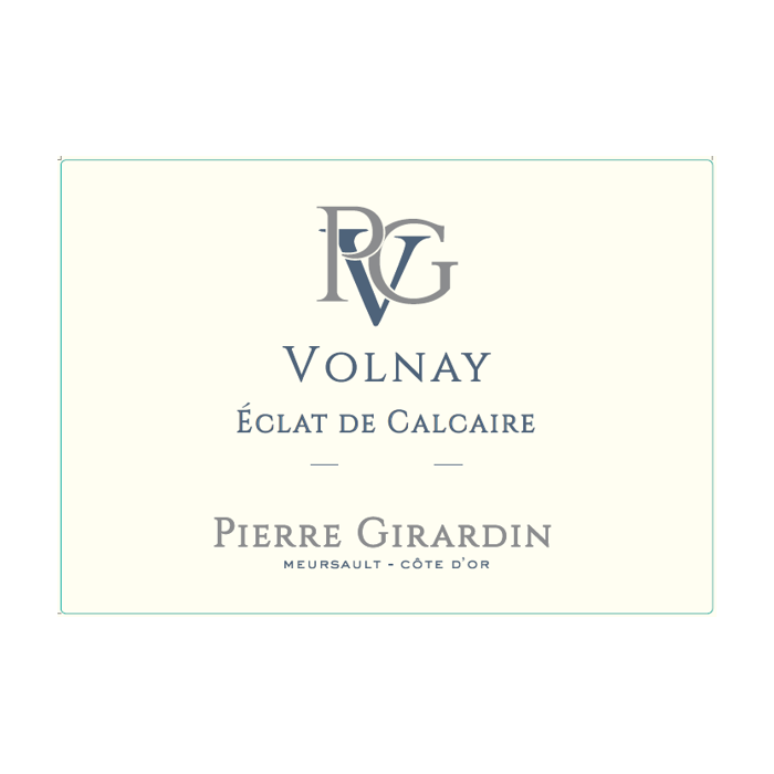 Domaine Pierre Girardin Volnay "Eclat de Calcaire" rouge 2020 etiquette Domaine Pierre Girardin Volnay "Eclat de Calcaire" rouge 2020 etiquette
