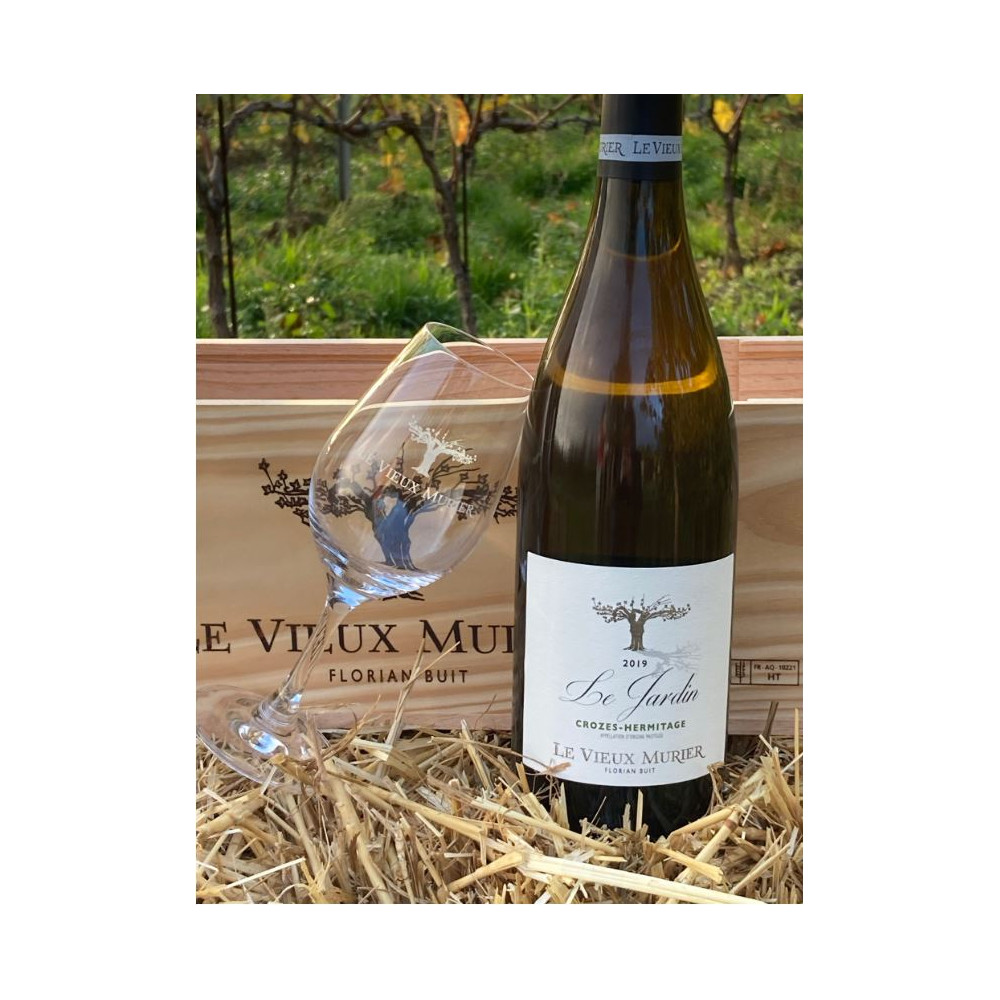Le Vieux Murier Crozes Hermitage "Le Jardin" blanc sec 2021 bouteille