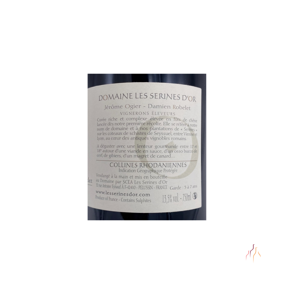 Domaine Les Serines d'Or (syrah de Seyssuel) rouge 2017