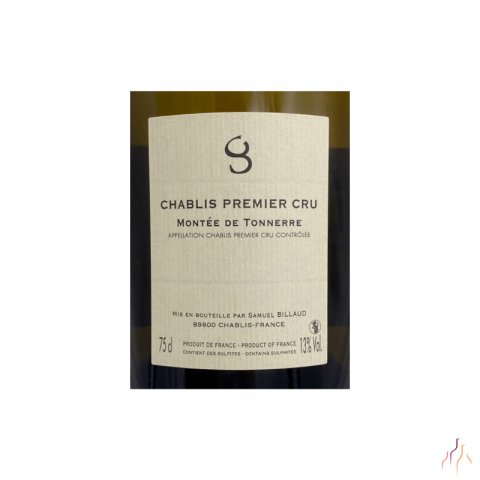 Domaine Samuel Billaud Chablis 1er Cru "Montée de Tonnerre" blanc 2018 2