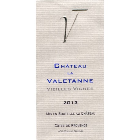 Chateau La Valetanne Cotes de Provence "Vieilles Vignes" rose 2014