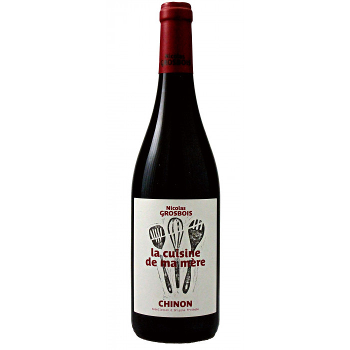 Domaine Grosbois Chinon "Cuisine de ma Mère" rouge 2021 MAGNUM Domaine Grosbois Chinon "Cuisine de ma Mère" rouge 2021 MAGNUM