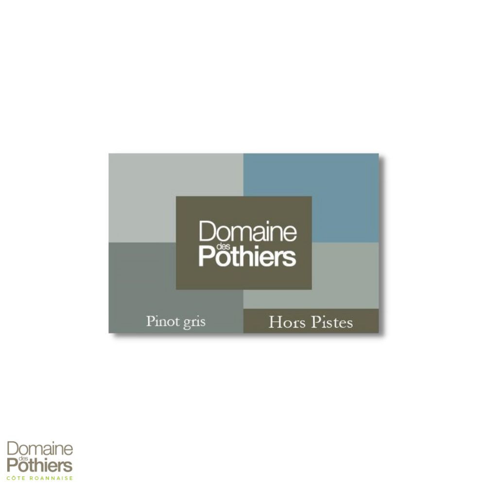 Domaine des Pothiers IGP Urfé "Hors Pistes" blanc sec 2021 etiquette