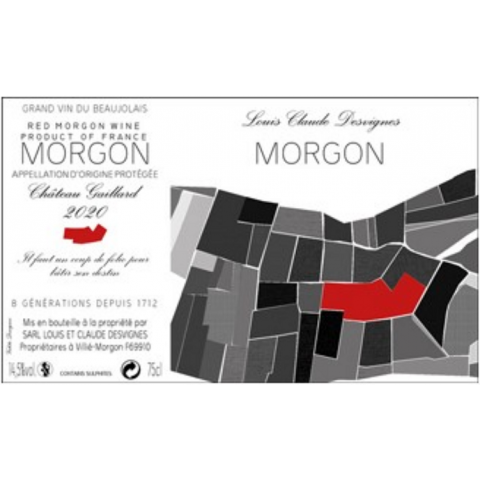Domaine Louis-Claude Desvignes Morgon Château Gaillard red 2021 2