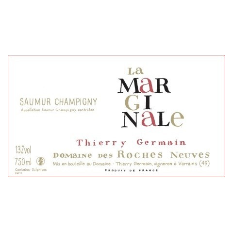 domaine des roches neuves saumur champigny la marginale 2021 etiquette