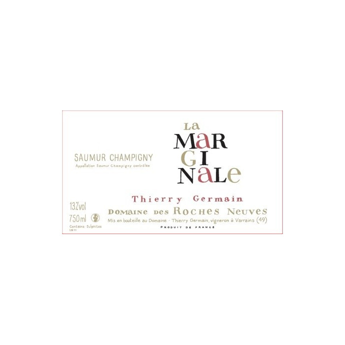 Domaine des Roches Neuves Saumur-Champigny "La Marginale" red 2021 Domaine des Roches Neuves Saumur-Champigny "La Marginale" red 2021