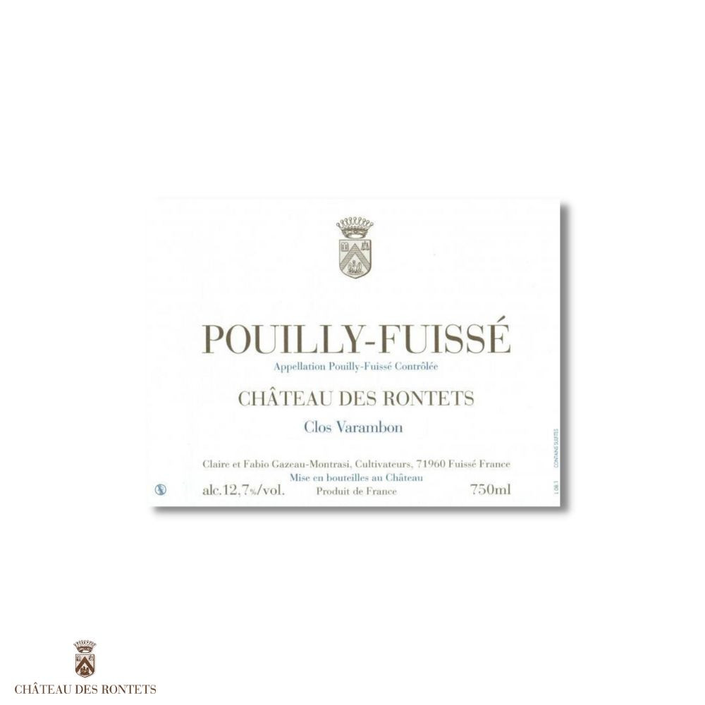Château des Rontets Pouilly-Fuissé "Clos Varambon" 2020 blanc sec