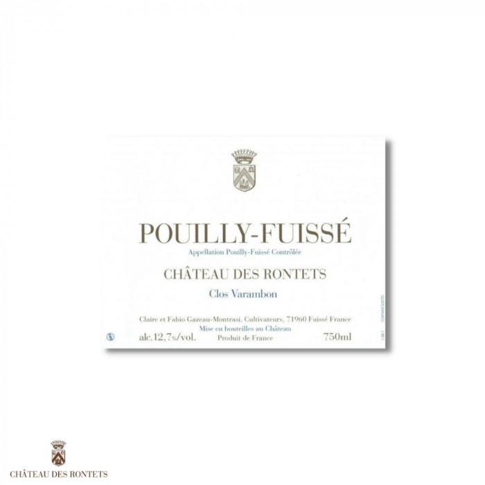 Château des Rontets Pouilly-Fuissé "Clos Varambon" 2020 blanc sec