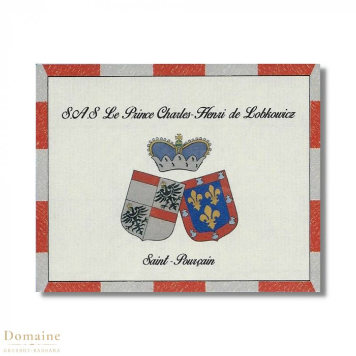 Domaine Grosbot-Barbara Saint-Pourçain "S.A.S. Prince Charles-Henri de LOBKOWICZ" dry white 2021