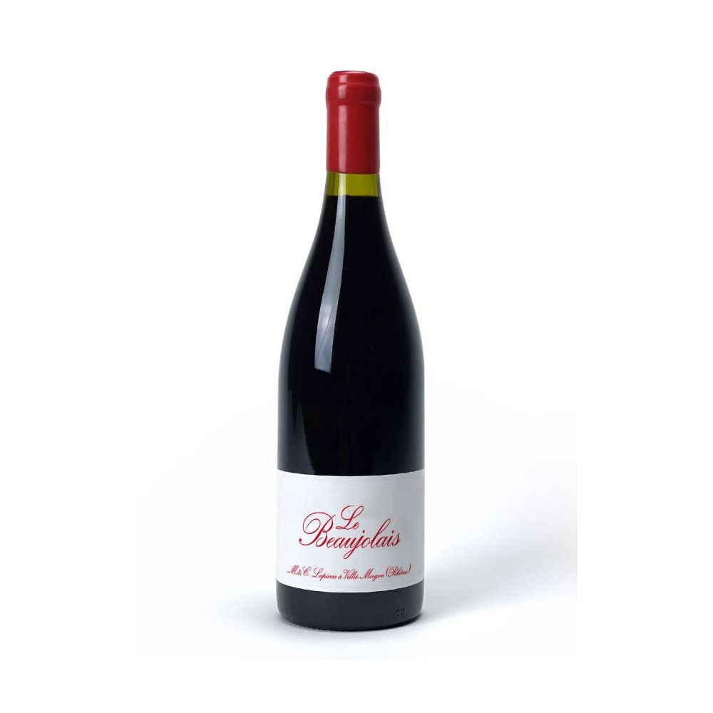 Domaine Marcel Lapierre Beaujolais rouge 2022 bouteille Domaine Marcel Lapierre Beaujolais rouge 2022 bouteille