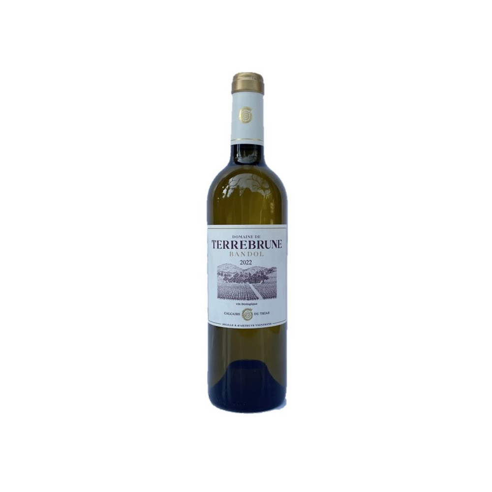 Domaine de Terrebrune Bandol blanc sec 2022 bouteille Domaine de Terrebrune Bandol blanc sec 2022 bouteille