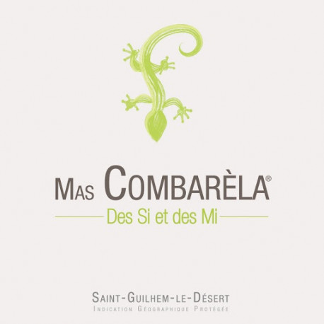 Mas Combarèla "des Si et des Mi" blanc sec 2022 etiquette