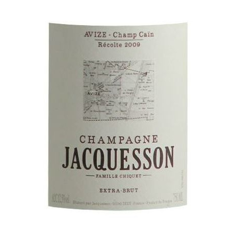 Champagne Jacquesson "Avize Champ Caïn" 2013 etiquette