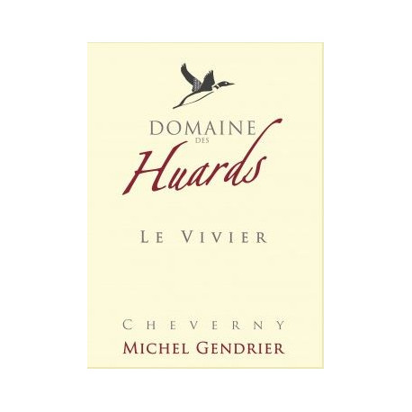 Domaine des Huards Cheverny "Le Vivier" rouge 2019 etiquette