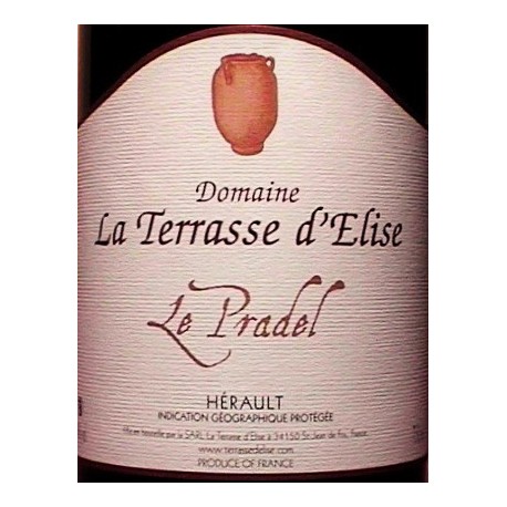Domaine La Terrasse d'Elise "Le Pradel" 2021 étiquette