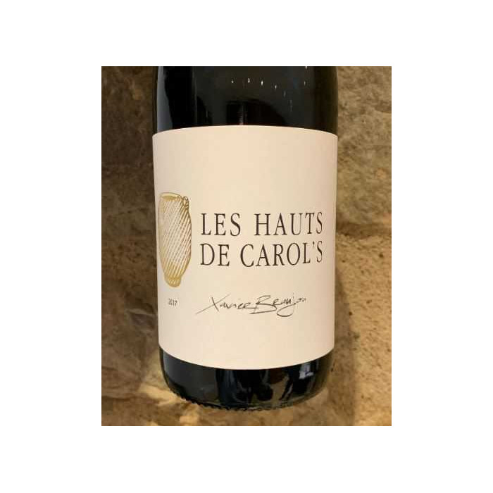 Domaine de la Terrasse d'Elise "Les Hauts de Carol's" rouge 2020 étiquette Domaine de la Terrasse d'Elise "Les Hauts de Carol's" rouge 2020 étiquette