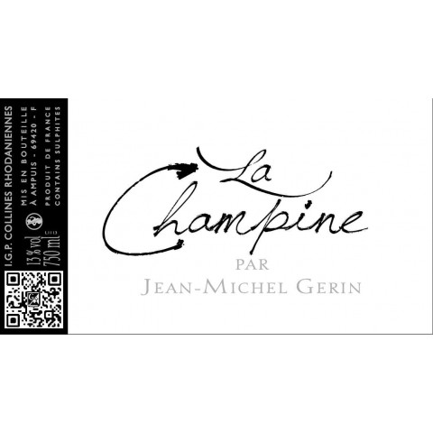 Domaine Jean-Michel Gerin La Champine rouge 2022 bouteille 2