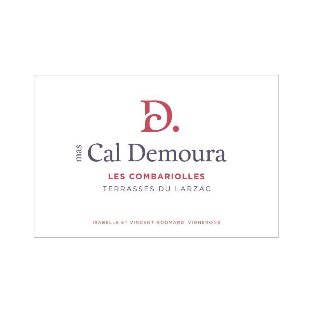 Mas Cal Demoura Terrasses du Larzac "Les Combariolles" rouge 2021 etiquette