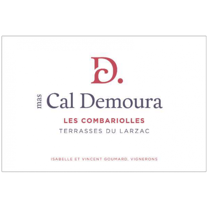 Mas Cal Demoura Terrasses du Larzac "Les Combariolles" rouge 2021 etiquette