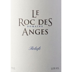 Roc des Anges "Reliefs" rouge 2021 etiquette