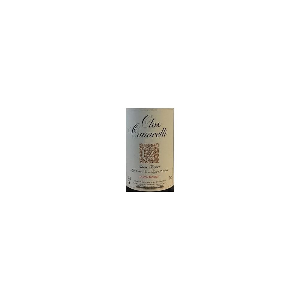 Clos Canarelli "Alta Rocca" rouge 2020 etiquette