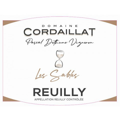 Domaine Cordaillat Reuilly "Les Sables" blanc sec 2021 bouteille 2