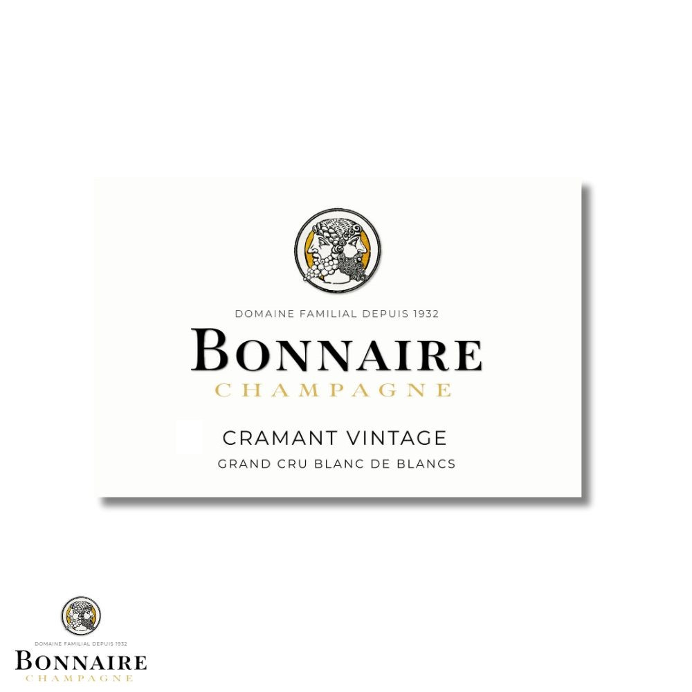 Champagne Bonnaire Grand Cru Blanc de Blancs Cramant Vintage 2015
