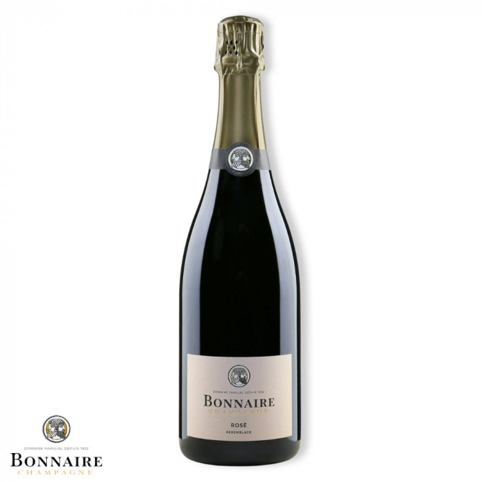 Champagne Bonnaire Brut Rosé bouteille Champagne Bonnaire Brut Rosé bouteille
