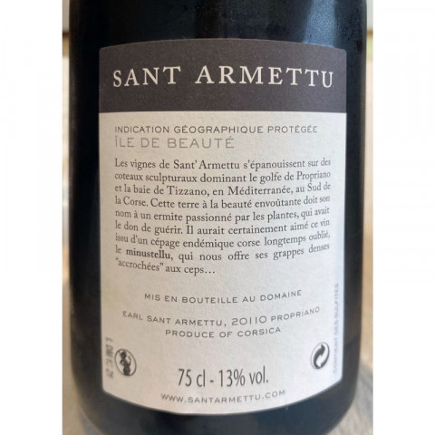 Domaine Sant Armettu Sartene "L'Ermite" red 2021 2