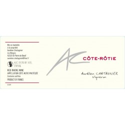 Cote Rotie Aurelien Chatagnier 2021 etiquette