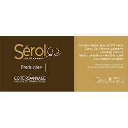 Domaine Sérol Côte Roannaise "Perdrizière" rouge 2022 bouteille 2