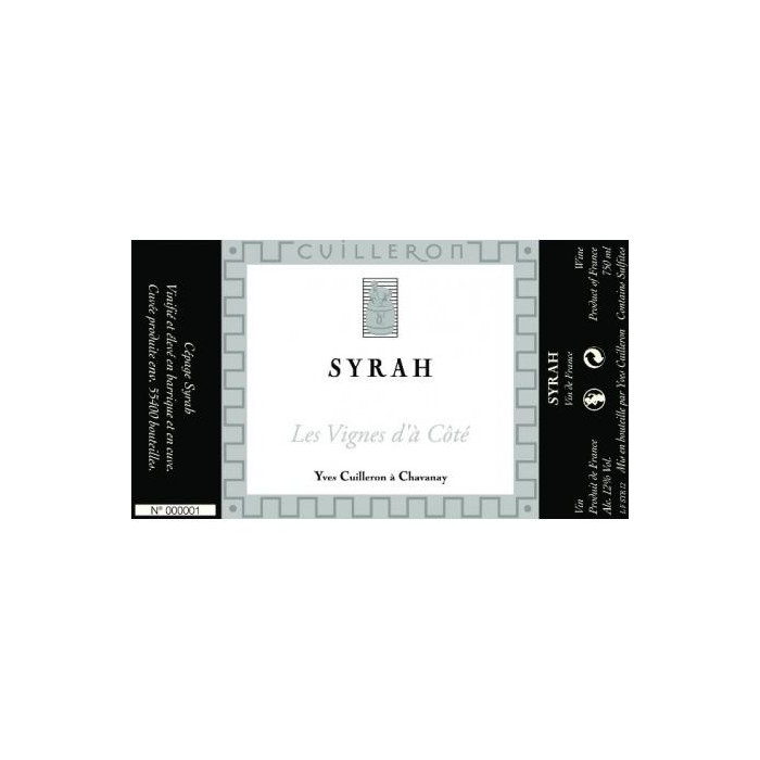 Domaine Yves Cuilleron "Les Vignes d'a Cote" (syrah) red 2022
